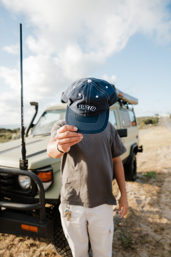 Navy 6 Panel Lid